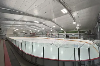 Ice surface at the Mildmay Arena
