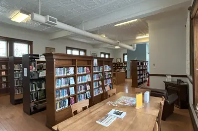 study area in the upper level of the Teeswater Library