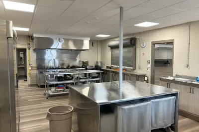 secondary view of kitchen at Mildmay hall